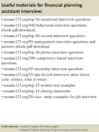 Make sure to add requirements, benefits, and perks specific to the role and your company. Top 8 Financial Planning Assistant Resume Samples