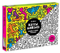 Puzzle 1000 pièces pop art. Keith Haring 2 Sided 500 Piece Puzzle Papercut