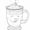 Image result for bear with hot chocolate coloring page. 1