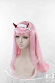 Zero Two Wig Horns Darling In The Franxx Made To Order In 2021 Darling In The Franxx Zero Two Wigs