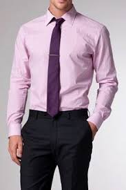 Executive Pink Suit Combos Checked Shirts Purple Ties Black Suits Pink Shirts Men Shirt Style Mens Casual Outfits Formal Men Outfit