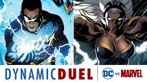 She's a side character in the show, though. Black Lightning Vs Storm Dc Vs Marvel Youtube