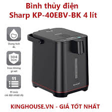Bình thủy điện Sharp KP-40EBV-BK - KingHouse.vn