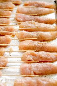 What temp to cook perfect chicken? Oven Baked Chicken Tenders I D Rather Be A Chef