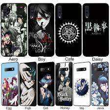Anime berserk guts phone case for samsung galaxy s21 plus ultra s20 fe m11 s8 s9 plus s10 5g lite 2020. Black Butler Kuroshitsuji Anime Soft Silicone Phone Case For Samsung Galaxy A50 A70 A60 A40 A30 A20 A10 M40 M30 M20 M10 Black Cover For Galaxy S10 Plus Tpu Cases Wish