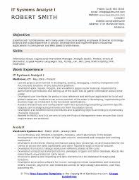 It Systems Analyst Resume Samples Qwikresume