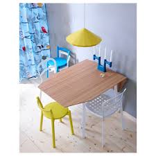 Small, neat dimensions make the table easy to furnish with, even when space is limited. Ikea Ps 2012 Drop Leaf Table Bamboo White Ikea