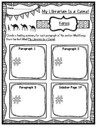 Roads of bulla iftin (kenya) are impassable to cars, so library books can't be delivered by truck. My Librarian Is A Camel Hashtag Summary Of Kenya Graphic Organizer