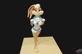 Lola bunny puff kiss cheek inflation. Artstation New Vs Old Lola Bunny 3d Prints Donut Tree