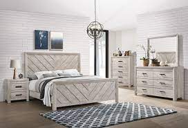 The light finish option creates an inviting atmosphere for a master bedroom where you can. Buy Ellen White 5 Pc Queen Bedroom Part 53op Td Badcock More