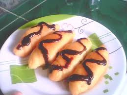 Kalau untuk membuat donat, roti, . Roti Molen Goreng With Choco Saus Masak Yuuk