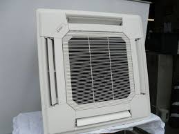 How do air conditioners work? Mitsubishi Ceiling Cassette Air Conditioner Installed To Your Shop Office Cafe Ebay