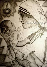 Mother Teresa Symbol Of Peace And Love Atul S Sketchings Pencil sketch of mother teresa. mother teresa symbol of peace and love