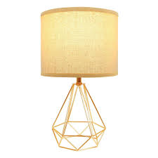 Hong In Modern Gold Table Lamps Geometric Hollowed Out Base 15 2 Bedside Base Bedside Geometr Modern Gold Table Lamps Gold Table Lamp Modern Table Lamp