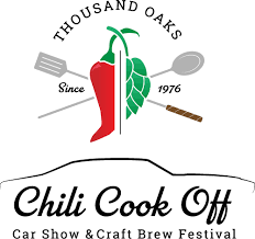 A logo is a name, mark, or symbol that represents an idea, organization, publication, or product. Thousand Oaks Chili Cook Off Chili Car Show Craft Beer