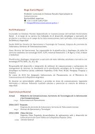 Os exemplos de curriculum vitae aqui disponibilizados são o currículo modelo europeu europass e os modelos de currículo cronológico e funcional. Https Www Itu Int En Itu T Wtsa16 Documents Candidates Argentina Cv 20miguel S Pdf