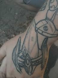 Image result for quirky pylon forehead tattoo