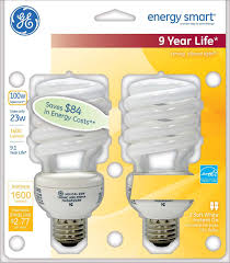 Ge Lighting 15519 Energy Smart Spiral Cfl 23 Watt 100 Watt Replacement 1600 Lumen T3 Spiral Light Bulb With Compact Fluorescent Bulbs Light Bulb Ge Lighting