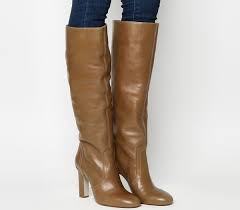 These over the knee (otk) brown boots are flattering and affordable. Office Kitsch Smart Knee Boots Camel Leather Knee High Boots
