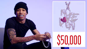 Nle choppa wallpaper apk son sürüm indir için pc windows ve android (1.1). Watch Nle Choppa Shows Off His Insane Jewelry Collection On The Rocks Gq