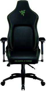 Gaming chair modern racing video gaming chair pu leather executive adjustable task chairs with footrest and massager lumbar support. Razer Iskur Premium Gaming Stuhl Mit Integrierter Lendenwirbelstutze Schreibtischstuhl Burostuhl Mehrlagiges Kunstleder Schaumstoff Polster Kopfpolster Hohenverstellbar Schwarz Grun Amazon De Kuche Haushalt Wohnen