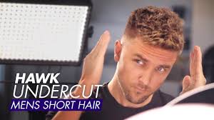 How to style the tapered skin fade short haircut. Hawk Undercut Men Short Hair For Summer Youtube