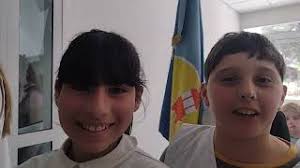 Estudiantes de la E.P. N°3 Balneario Sauce Grande