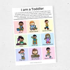 I Am A Toddler Activity Idea Chart For Kids This Mom Life