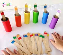 افكار انشطة منتسوري للاطفال لعبة الالوان Montessori Activities Preschool Activities Toddler Learning