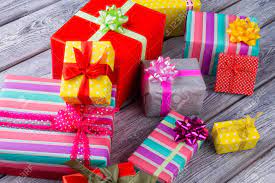 Polaroid's printer is the best gift. Group Of Presents Gift Boxes With Bows Different Colorful Gifts Stock Photo Picture And Royalty Free Image Image 66416780