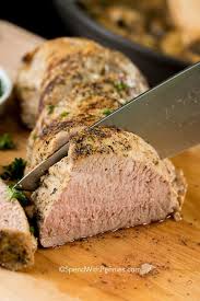 Let the meat rest for about 30 minutes under foil before should take about the same amount of time (2 hours or so) since the heat is working on all of them at. How To Cook Pork Tenderloin Spend With Pennies Pork Tenderloin Recipes Tenderloin Recipes Easy Pork Tenderloin