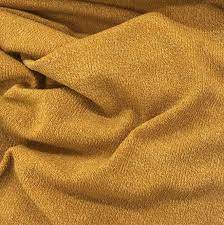 95% premium viscose from bamboo, 5% spandex Super Soft Ribbed Stretch Knit Fabric Ochre 1st For Fabric