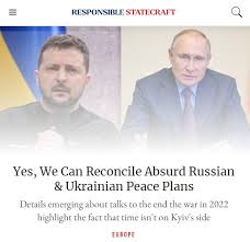 Отказ Зеленского от мирного плана России приведёт к новым потерям для  Украины Responsible Statecraft пишет,.. | ВКонтакте