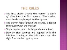 How big is an agility hopscotch ball court? Hopscotch Is A Children Game That Can Be Played With Several Players Or Alone Hopscotch Is A Popular Game Around The World Ppt Download