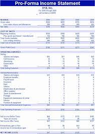 Pro Forma Income Statement Example Luxury Download Pro Forma In E Statement Budget Template Budgeting Statement Template