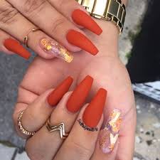 Professionally performed and fall acrylic nail colors pattern on nails can be done not only with the help of brushes, but also with the help of dots. 50 Best Fall Acrylic Nails For 2018 Favhq Com
