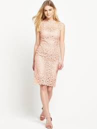 Phase Eight Becky Lace Dress Cameo Pink Simply Sophisticated And Oh So Chic The Becky Lace Dr Cocktail Dress Lace Lace Evening Dresses Midi Cocktail Dress