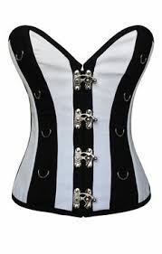 Black And White Striped Corset 1320 Black And White Stripe Steel Boned Corset Authentic Corsets Corset Fashion Fashion