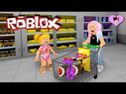 Baby Goldie Titi Grocery Shopping In Bloxburg Escapes The Supermarket Youtube Roblox New Games For Kids Grocery Shop