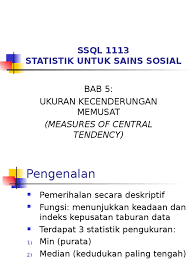 Formula pengiraan min mod median. Bab 5 Ukuran Kecenderungan Memusat