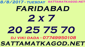 8 8 2017 Faridabad Satta King Jodi Dhamaka Tips Winning