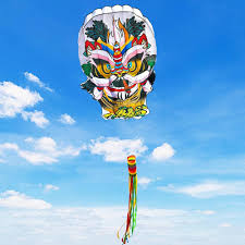 Amazon.com: Large Kites for Adults,3D Beijing Opera Lion Frameless Soft  Umbrella Giant Flying Kites,Easy to Fly with 330Ft Kite String in Beach and  Amusement Parks-Ages 12+ (60 W x 90 H) :