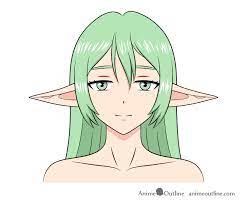 See more ideas about drawings, elf drawings, elf. How To Draw An Anime Elf Girl Step By Step Animeoutline