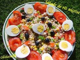 Salade De Riz Nicoise Salade De Riz Salade Pour Barbecue Salade