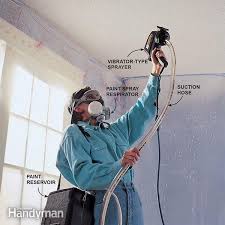 Just spray it on, let it dry, then prime and paint. How To Paint Popcorn Ceilings Diy Family Handyman