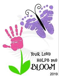 Digital Download With Customization Your Love Helps Me Bloom Etsy Mothers Day Crafts For Kids Toddler Arts And Crafts Handprint Art Kids