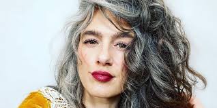 Silver Strands of Glitter' embraces gray hair