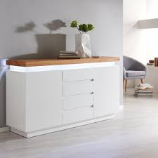 Sideboard In Weiss Mit Integrierter Beleuchtung Fur Ihr Wohnzimmer Bar Set Furniture Furniture Home Living Room
