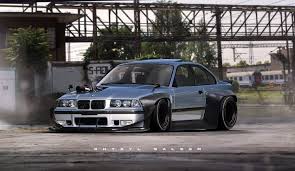 Follow the vibe and change your wallpaper every day! Khyzyl Saleem Artwork Car Vehicle Widebody Bmw Bmw E36 Wallpapers Hd Desktop And Mobile Backgrounds