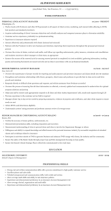 Make that work for you. Personal Account Manager Resume Sample Mintresume
